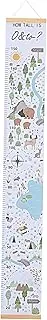 COOPHYA Growth Height Chart Growth Chart Height Wall Chart Nursery Height Charts Height Measurement for Height Measuring Ruler Height Measurement for Wall