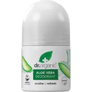 Dr Organic Roll-On Deodorant Organic Aloe Vera | 50ml / Aloe Vera
