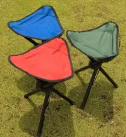 1Pcs Portable Folding Stool Tripod Chair Travel Fishing Camping Collapsible Seat