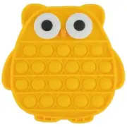 Yellow Owl Pop Bubble Fidget Toy