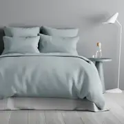 Sheridan Reeve Quilt Cover Set in Surf Size: King Cotton