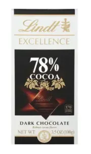 New Lindt Excellence Intense 78% Cocoa Dark Chocolate Pieces 3.5oz (1-Bar)