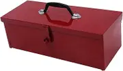 Folpus Metal Tool Boxes Tools Box Organizer Portable Storage Case for Home Garage