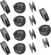 Universal Fit, Multi-set Package, Shuttle Bobbins and Bobbin Cases 5 Sets for Shoe Sewing Machine Parts, Made to Cater to Your Shoe Sewing and Mending Needs, Suitable for Use