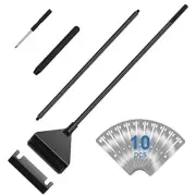 Aquarium Algae Scraper Cleaning Tools with 10 Blades for Glass Fish Tank