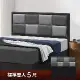 【Famo法摩】F901 亞麻貓抓布床頭片 床頭板 超耐磨防潑水布料 好清潔保養5尺 - 標準雙人床頭片