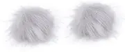 LIFKOME 2pcs Artificial Ball Decor for Clothing Shoes Hats Ball Adornment Unique Design for Ladies Eye Catching Accessories Present for