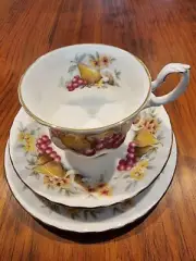 Royal Albert Country Fayre Series - Devon Tea Cup Saucer Plate Trio, England