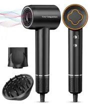 Hair Dryer - 150000 RPM High-Speed Brushless Motor Negative Ionic Blow Dryer New