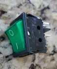 Dometic 2951433107 RV Refrigerator 120 Volt Green LIGHTED on/off Rocker Switch