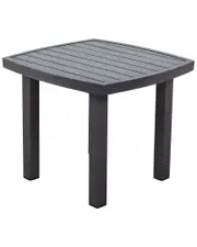 Courtyard Casual Cabo Aluminum 24In Square End Table