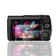 Set of 2 For OM SYSTEM OLYMPUS Tough TG-7 TG-6 TG-5 Protective Film Glass 166