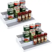 3-Tier Spice Rack Step Shelf Cabinet Non Skid Kitchen Organizer Waterproo
