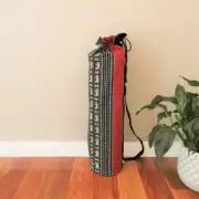 NNEDSZ Thai Boho Yoga Mat Carry Bag RedEle