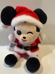 Disney Parks Wishables Plush - Mickey Santa Clause - Merry Christmas Series