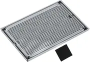 Double Layer Cat Litter Mat, Indoor Cat Accessory, Litter Box Mat, Double Layer Design, Waterproof and Urine-Proof, 42x28.5x2cm for Kitten, Home, Patios, Pet Training, Cleanup