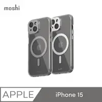 在飛比找PChome24h購物優惠-Moshi iPhone 15 iGlaze 透明保護殼