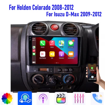 Wireless Carplay Android 9'' For Holden Colorado 2008-2012 Head Unit Car Radio (for: Isuzu)