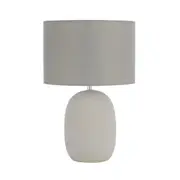 Arbroath Grey Sand Ceramic Table Lamp