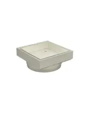 Meir Brushed Nickel Shower Waste with Tile Insert MP06N-T100-PVDBN