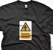 Diesel train model railways hazard signs t shirt