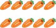 Ysyaxsyt A- Fillable Easter Carrots Containers Box Plastic Carrot Perfect for Easter Hunt, Surprise Carrots