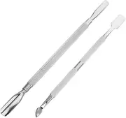 WOFASHPURET Nail Tools Steel Pusher Gel Remover Cuticle Trimmer Dual-sided Polish Scraper Nail Care Tool Stainless Steel Manicure Set