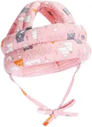 Baby Infant Toddler Helmet No Bumps Safety Head Cushion Bumper Bonnet, Adjustabl