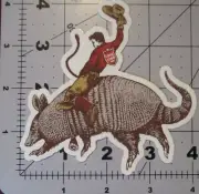 LONE STAR LIGHT Texas rodeo armadillo STICKER decal craft beer brewery brewing K