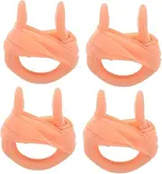 4pcs Silicone Nose Clips for Swimming Comfortable and Secure Fit Nose Plugs for Swimmers Clamps Small Clips