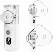 Nebulizer, Portable Nebulizer with Intuitive LED Interface and Auto-Cleaning, Handheld Nebulizer for Adults Kids