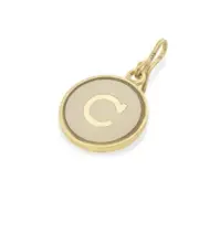 $38 NWT ALEX AND ANI C INITIAL NECKLACE CHARM- LA19