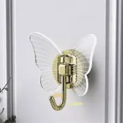 No-Punch Wall Hooks Wall Hanging Strong Adhesive Hook Clothes Rack Key Storage