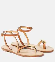 [Amanu] Amanu Senegal leather sandals AU 11 brown