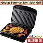 George Foreman Electric Non-Stick Grill Meat Vegetable Griddle Cooker Cooking AU
