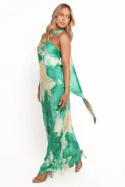 [PUP4] Eliza Maxi Dress - Green XS emerald