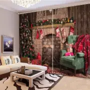 Wonderful Christmas Bell 3D Blockout Photo Print Curtain Fabric Curtains Window