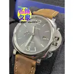 PANERAI 沛納海 LUMINOR DUE PAM904 白鋼 三明治 灰面 42MM 20年 台灣單