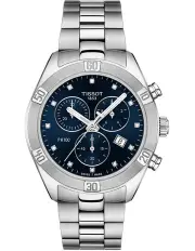 [Tissot] PR 100 Sport Chic Chronograph T1019171104600 Watch in Blue