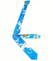 NEW AUTHENTIC RARE ANDREA CAMMAROSANO COLLECTION ABSTRACT BLUE MADE IN ITALY TIE