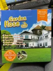 Expandable Garden Water Hose 50 Ft with Sprayer