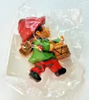 Hallmark PIN Christmas Vintage DRUMMER Poor BOY 1977 Holiday Brooch NEW MIP