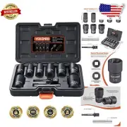 10-Piece Chrome Moly Steel Bolt & Nut Extractor Set for Tough Repairs