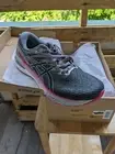 ASICS Women's GT-2000 10, Sheet Rock/Pink Rave, Sz 9.5, D Gray, L Gray, Hot Pink