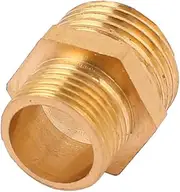 uxcell 1/2BSP x 3/8BSP Thread Brass Hexagon Reducing Bushing Pipe Adapter