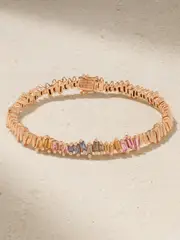 [Suzanne Kalan] Suzanne Kalan - 18-karat Rose Gold Sapphire Bracelet - One size One size Gold