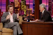 Actor Hugh Laurie during an interview with host Jay Leno on Novemb- Old Photo 36