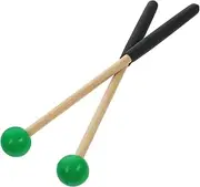 BESPORTBLE 1 Pairs Tongue Drum Mallets with Handle Marimba Mallets for Percussion Instruments Durable and Comfortable Drumsticks for Stage Performance and Practice