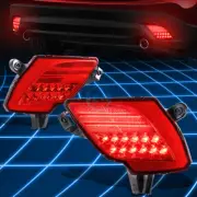 Red Rear Bumper Reflector Fog Lamp LED Brake Lights for 2013-2016 Mazda CX-5 (for: Mazda)