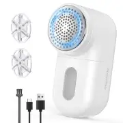 Fabric Shaver Lint Shaver, Electric Lint Remover with 3-Gears and 6-Blades, S...